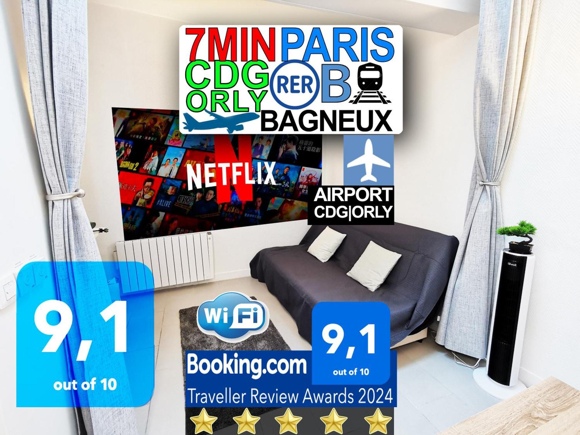 Bagneux Paris Rer B Confort Netflix Cachan Luaran gambar